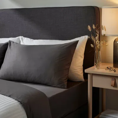 Ikea Nattjasmin Pillowcase, Dark Gray, Queen