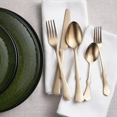 Ikea Nattklot 20-piece Flatware Set, Gold