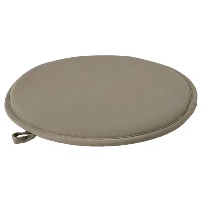 Ikea Ängsfräken Chair Pad, Dark Beige/indoor/outdoor, 14 " In Green