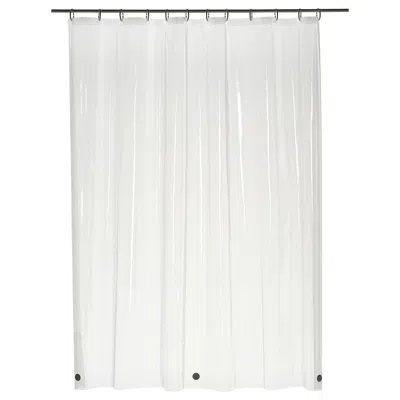 Ikea Nälk Shower Curtain Liner, Clear, 71x71 " In Neutral