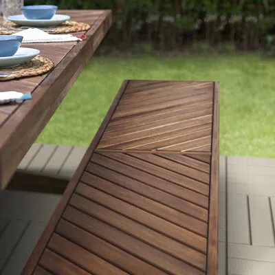 Ikea Norrmansö Bench, Outdoor, Acacia, 78 3/4 "