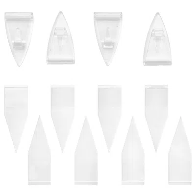 Ikea Näsbjörn Hook, Self-adhesive, Transparent, Max. Load With Tape: 0.44 Lb In White