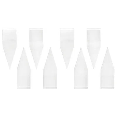 Ikea Näsbjörn Refill For Hook, Self-adhesive, Transparent, Package Quantity: 8 Pieces In White
