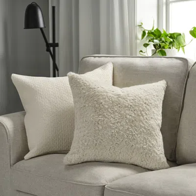 Ikea Nätnäva Cushion Cover, Beige, 19x19 "