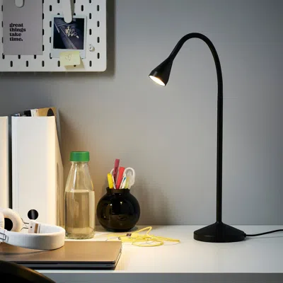 Ikea Nävlinge Led Work Lamp, Black, Luminous Flux: 220 Lumen