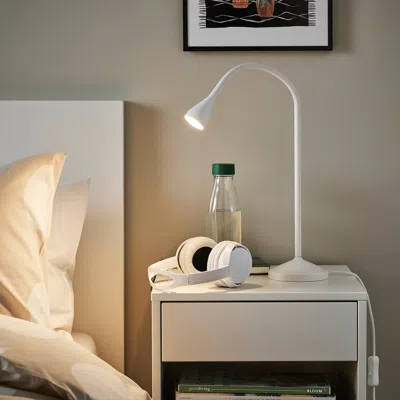 Ikea Nävlinge Led Work Lamp, White, Luminous Flux: 220 Lumen