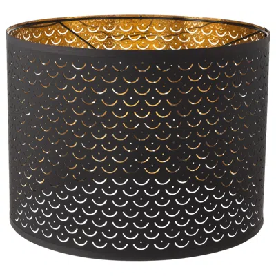 Ikea Nymö Lamp Shade, Black/brass Color, 17 "