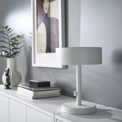 Ikea Nymåne Table Lamp, White, 13 "