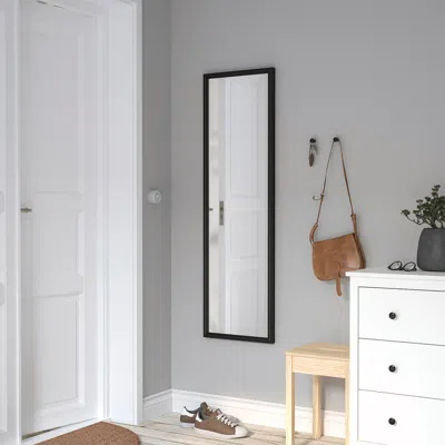 Ikea Nyponbuske Mirror, Black, 15 3/4x53 1/8 "
