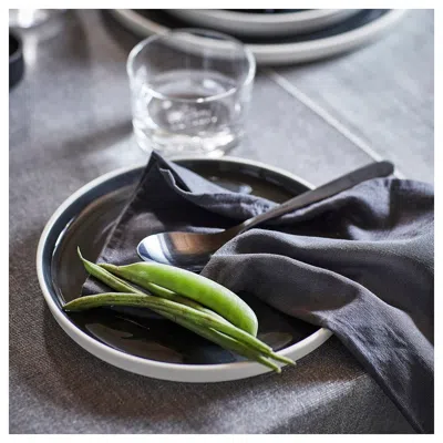 Ikea Ombonad Side Plate, Dark Gray, 8 "