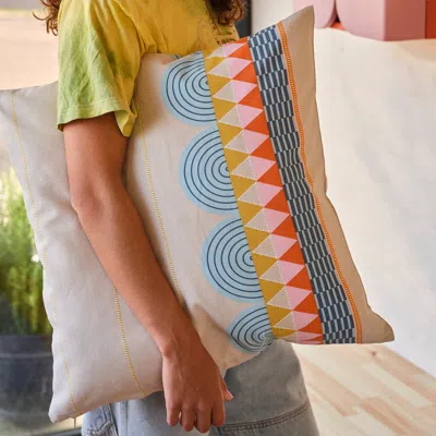 Ikea Ommjänge Cushion Cover, Multicolor, 20x20 "