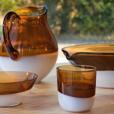 Ikea Ommjänge Glass, Brown, 9 oz