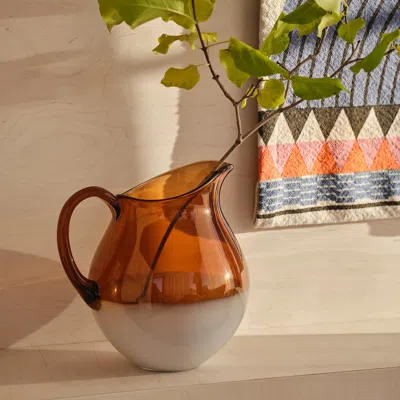 Ikea Ommjänge Pitcher, Glass/brown, 91 oz