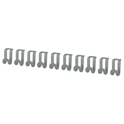 Ikea Omtrent Hanger Connector, Gray, Package Quantity: 10 Pack
