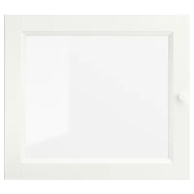Ikea Oxberg Glass Door, White, 15 1/2x13 3/4 "