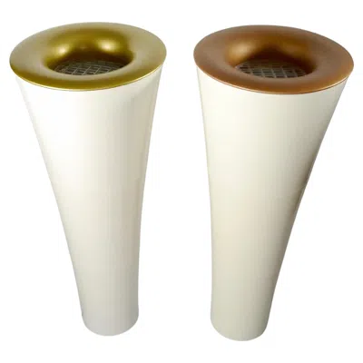 Pre-owned Ikea Pair Of Fackla Floor Lamps Vintage , Sweden, 1980s In Sand