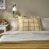 Ikea Parkolvon Pillowcase, Multicolor/check, Queen