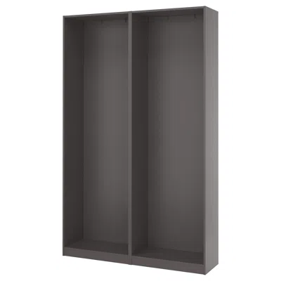 Ikea Pax 2 Wardrobe Frames, Dark Gray, 59x13 3/4x93 1/8 "