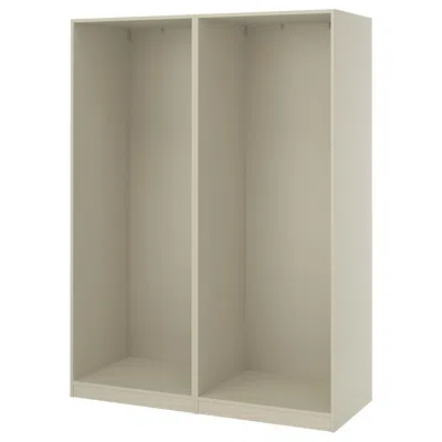 Ikea Pax 2 Wardrobe Frames, Gray-beige, 58 7/8x22 7/8x79 1/4 "