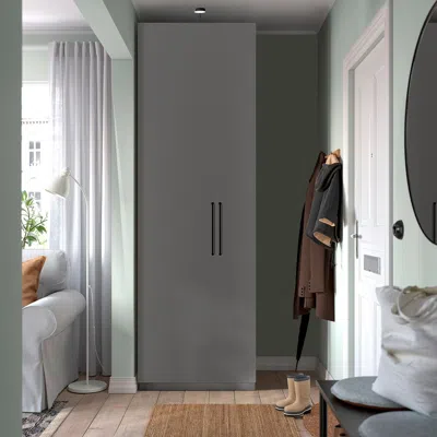 Ikea Pax / Forsand Wardrobe Combination, Dark Gray/dark Gray, 29 1/2x23 5/8x93 1/8 "