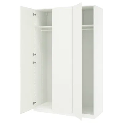 Ikea Pax / Forsand Wardrobe Combination, White/white, 59x23 5/8x93 1/8 "