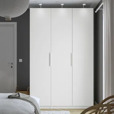 Ikea Pax / Forsand Wardrobe Combination, White/white, 59x23 5/8x93 1/8 "
