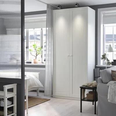 Ikea Pax / Gullaberg Wardrobe Combination, White/white, 39 3/8x23 5/8x93 1/8 "