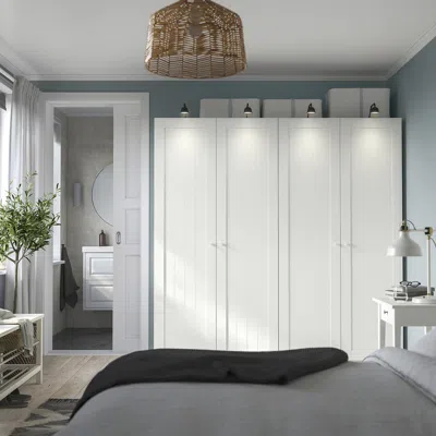 Ikea Pax / Gullaberg Wardrobe Combination, White/white, 78 3/4x23 5/8x79 1/4 "