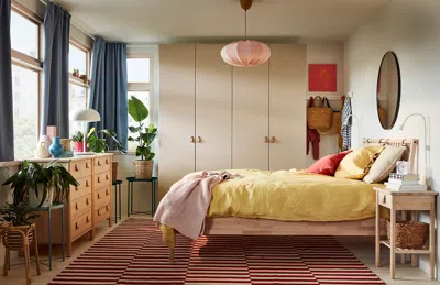 Ikea Pax / Reinsvoll Wardrobe Combination, White/gray-beige, 78 3/4x23 5/8x79 1/4 "