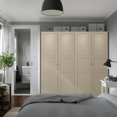 Ikea Pax / Tyssedal Wardrobe Combination, Gray-beige/gray-beige, 78 3/4x23 5/8x79 1/4 "