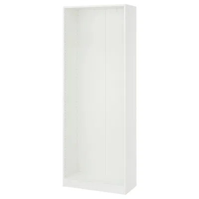 Ikea Pax Wall-mounted Storage Frame, White, 29 1/2x13 3/4x79 1/8 "
