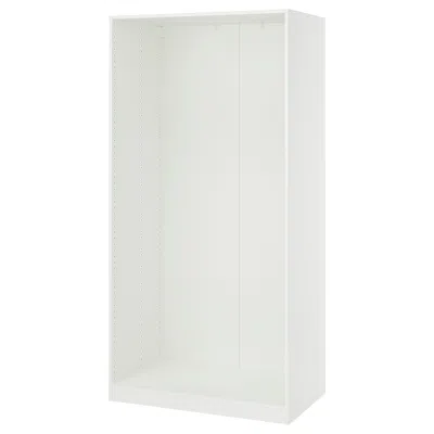 Ikea Pax Wall-mounted Storage Frame, White, 39 3/8x22 7/8x79 1/8 "