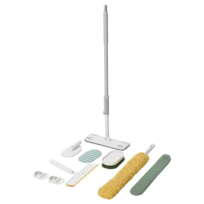 Ikea Pepprig Cleaning Set, Blue/yellow In Multi