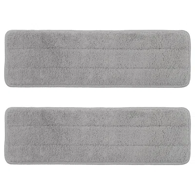 Ikea Pepprig Microfiber Pad For Flat Mop, Gray, 5x15 "