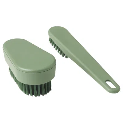 Ikea Pepprig Scrubbing Brush, Set Of 2, Green