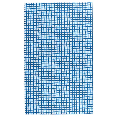 Ikea Pillerstarr Tablecloth, Patterned/blue White, 57x94 "