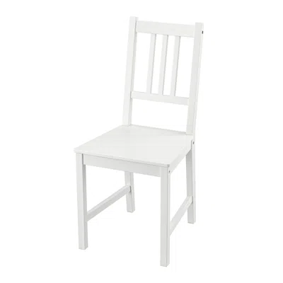 Ikea Pinntorp Chair, White Stained/pine, Width: 16 1/2 "