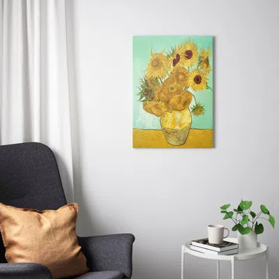 Ikea Pjätteryd Picture, Vase With Twelve Sunflowers, 27 ½x39 ¼ "