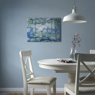 Ikea Pjätteryd Picture, Waterlilies, 1916 19, 27 ½x19 ¾ " In Blue