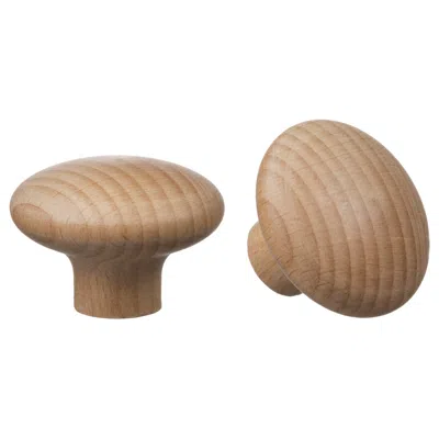 Ikea Plockar Knob, Beech, 1 15/16 " In Neutral