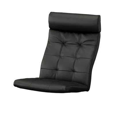 Ikea Poäng Chair Cushion, Grann Black, Length: 53 7/8 "