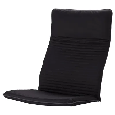Ikea Poäng Chair Cushion, Knisa Black, Length: 52 3/8 "
