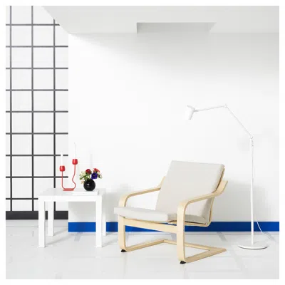 Ikea Poäng Low-back Armchair, Katorp Natural/beige