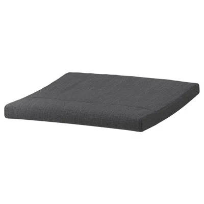 Ikea Poäng Ottoman Cushion, Hillared Anthracite, Length: 20 7/8 "