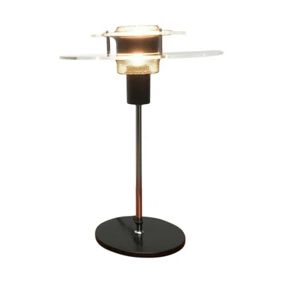 Pre-owned Ikea Postmodern Cirkel Table Lamp By , Metal And Plastic, Sweden, 1980s In Black