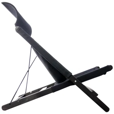 Pre-owned Ikea Postmodern Hestra Tord Björklund, Jeans Folding Chair, 1991 In Brown