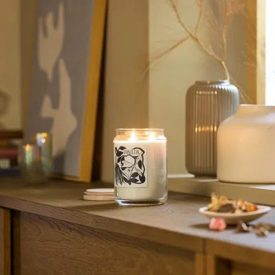 Ikea Prakthäger Scented Cndl In Glass With Lid/2 Wicks, Vanilla Pale Beige, 100 Hr