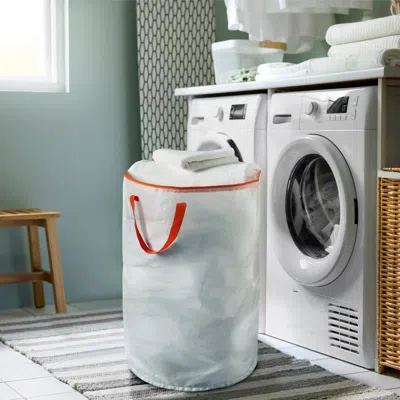 Ikea Pärkla Laundry Bag, White, 18 Gallon