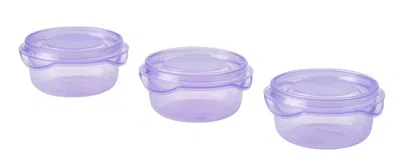 Ikea Pruta Food Container With Lid, Lilac, 2 oz In Purple