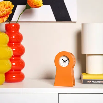 Ikea Ps 1995 Clock, Orange, 5 ½ "